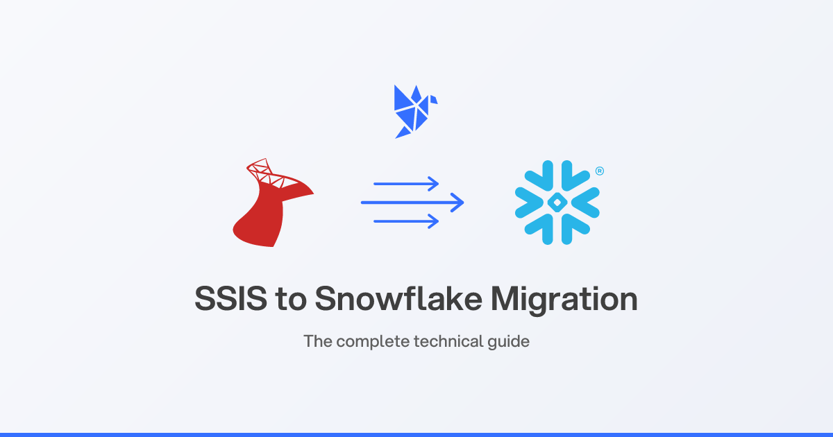 SSIS to Snowflake migration: challenges, patterns, and AI automation